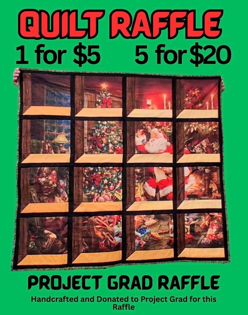 Project Grad Quilt Raffle