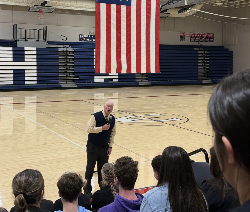 Col. Mark Johnson (Ret.) speaking at StuCo Conference