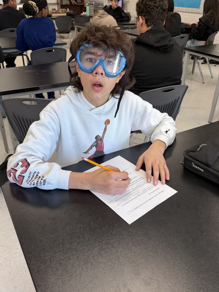 kids working on science