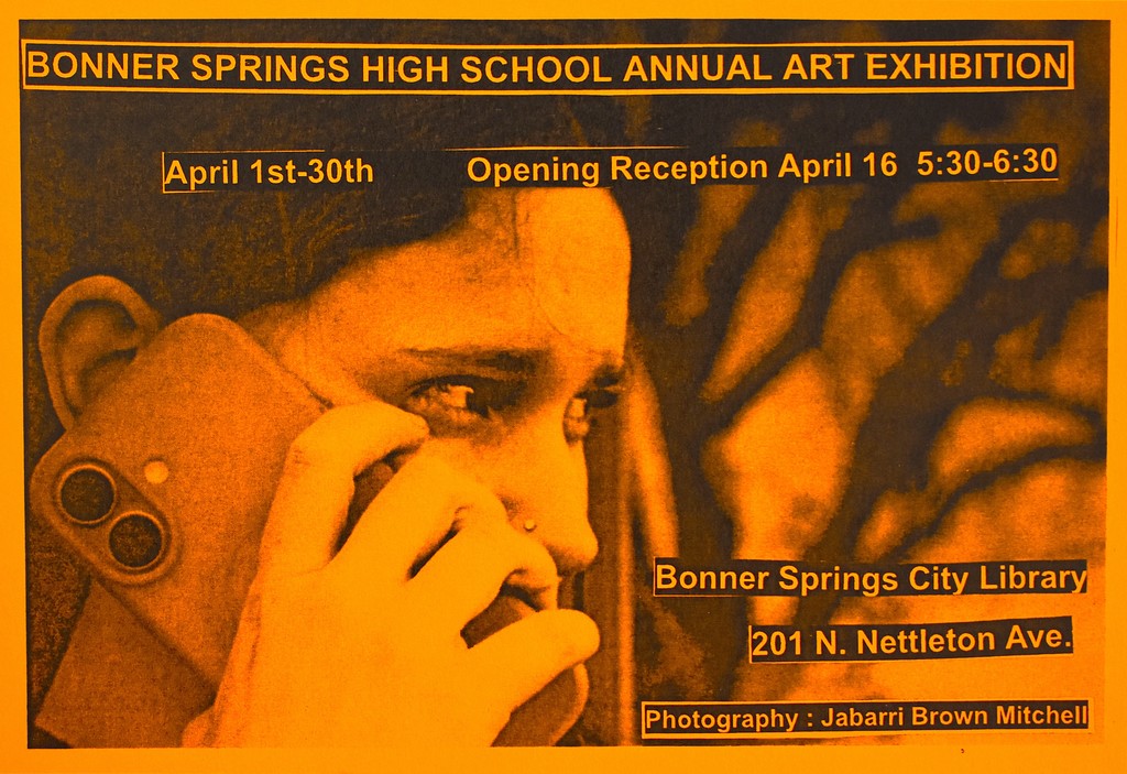 Art Exhibition - Bonner Springs library April 1st - 30th