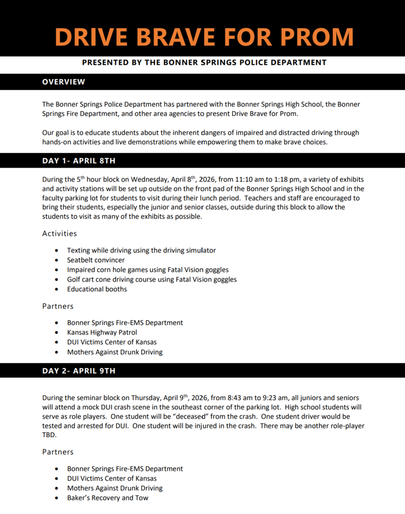 Drive Brave for Prom