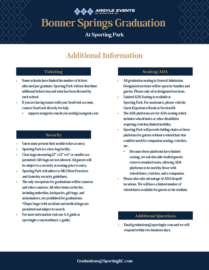 Sporting KC Park Know Before You Go, Page 3