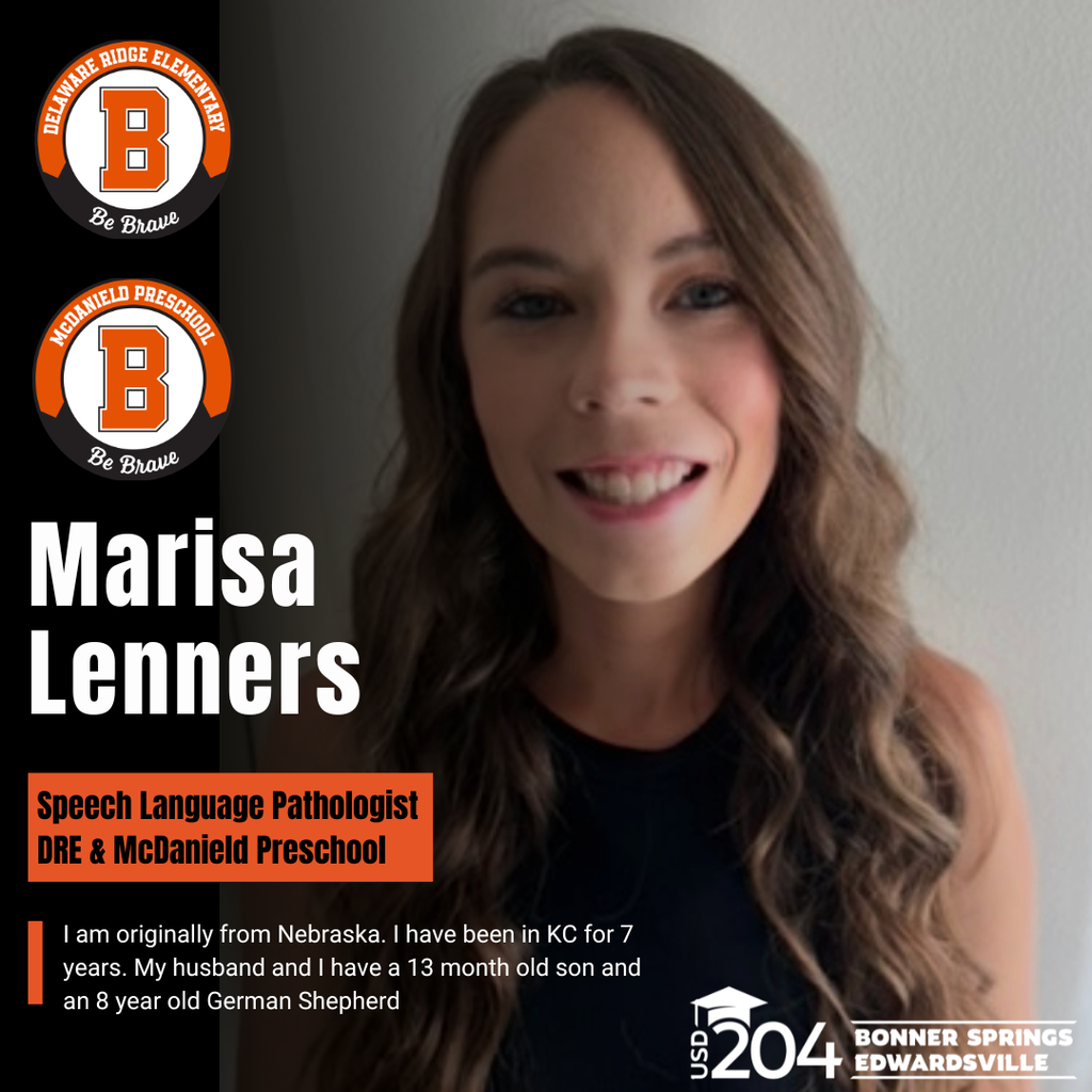 A smiling woman with long hair introduces herself as Marisa Lenners, a speech language pathologist from Nebraska.