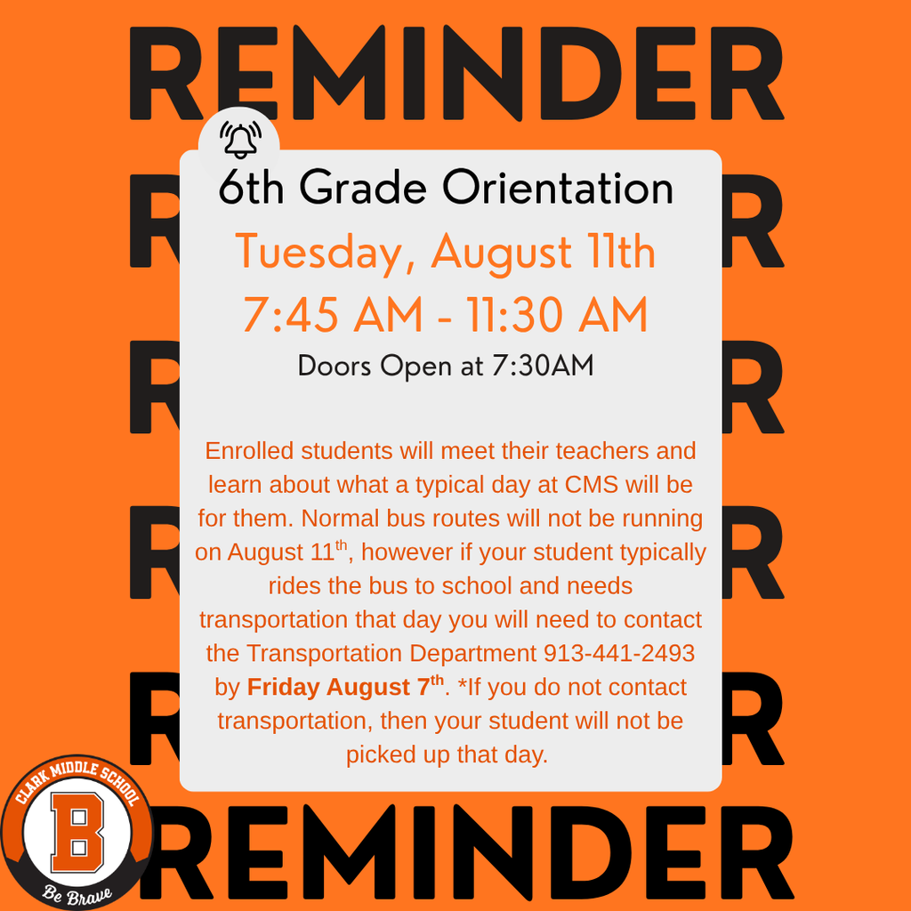Orientation reminder 