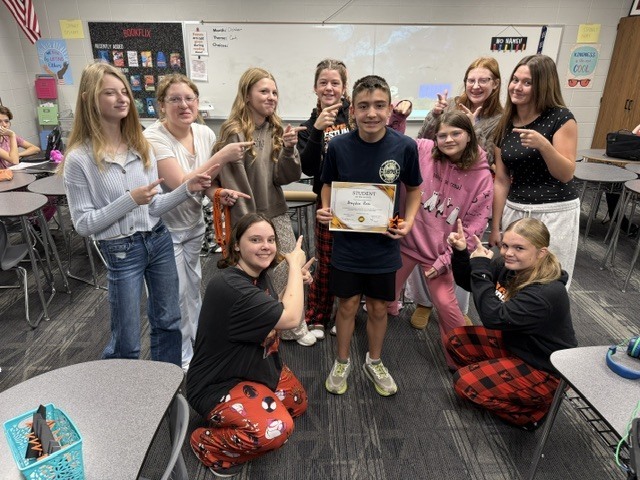 students of the month