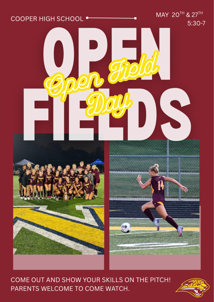 Girls Soccer - Open Field Days May 2026