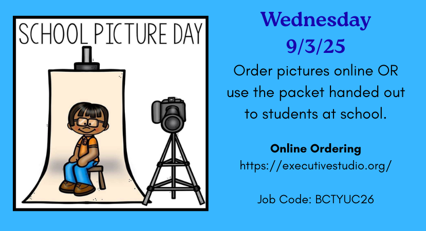 School Picture Day Announcement