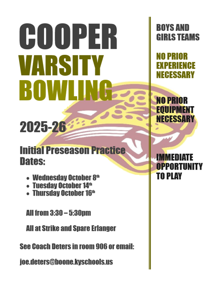 Bowling Interest Flyer Oct 2025