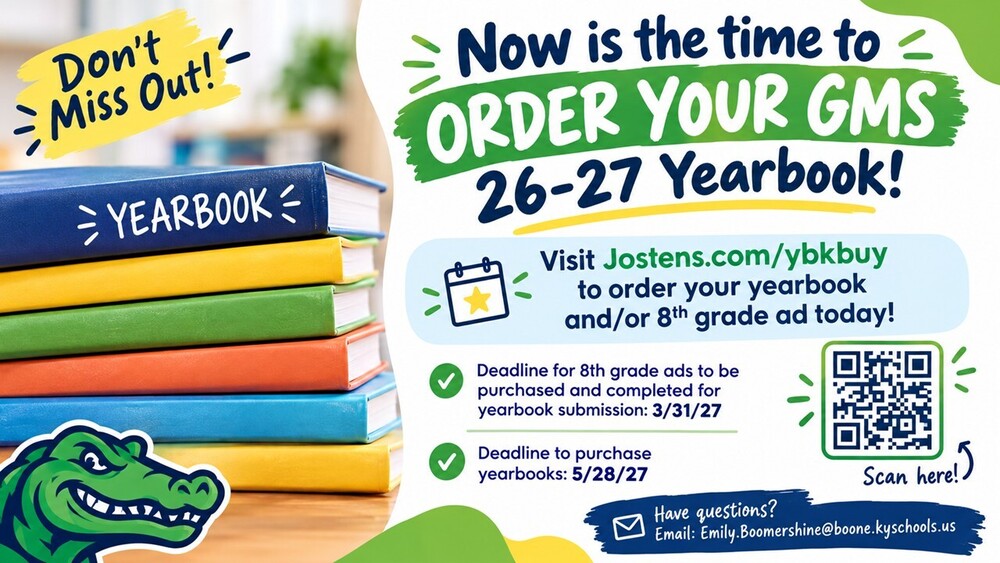 Time To Order A Yearbook