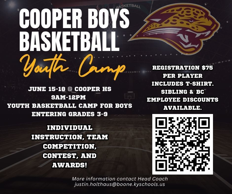 Cooper Boys Basketball Camp 2026