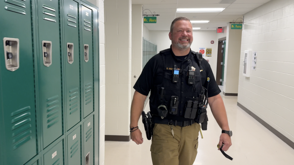 Menefee in the hall