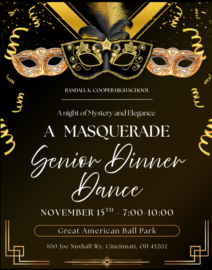 Senior Dinner Dance Graphic November 15 2025