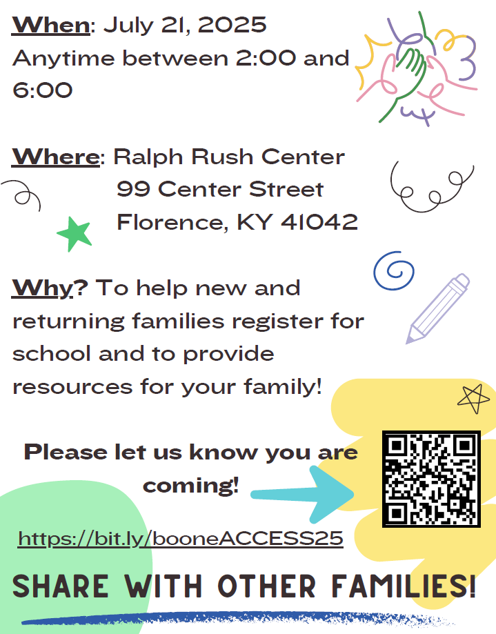 Flyer for English Learner Family Open House