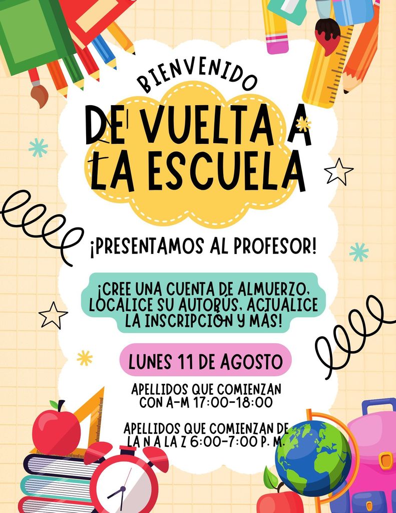 Flyer in Spanish