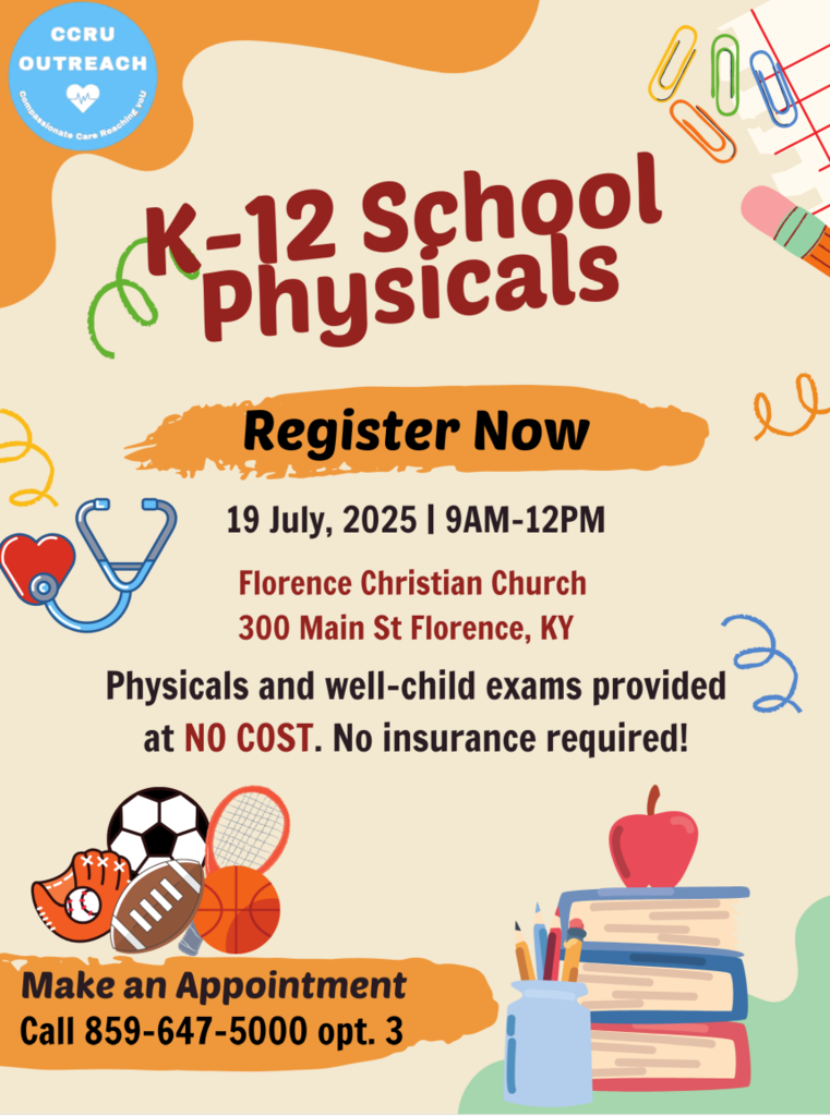 Free School Physicals.