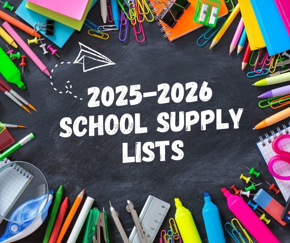2025-2026 School Supply Lists