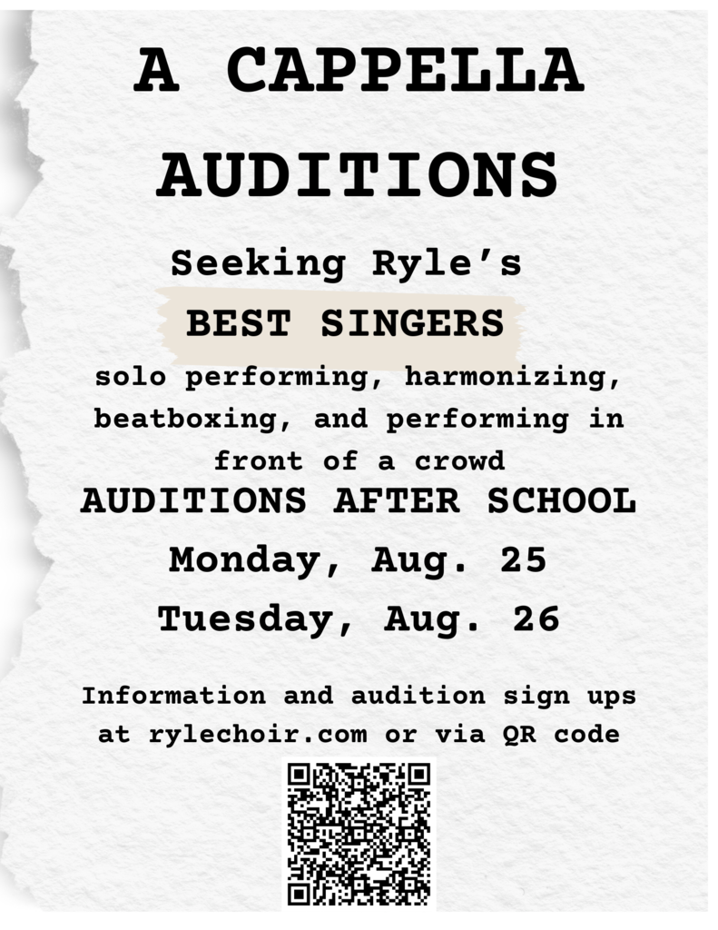 ACappella Auditions