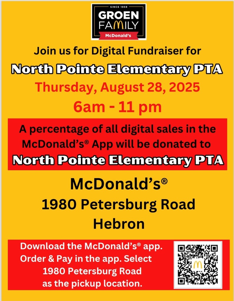 McDonald's Digital Fundraiser on Thursday, August 28th
