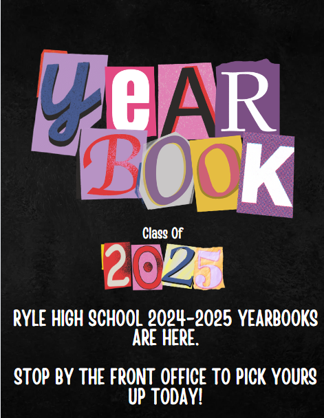2024-2025 Yearbooks are ready!