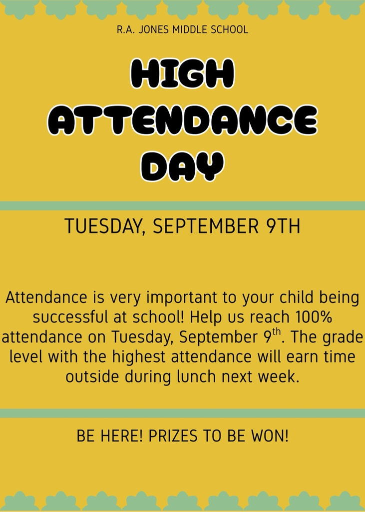 high attendance day flyer- Sept 9