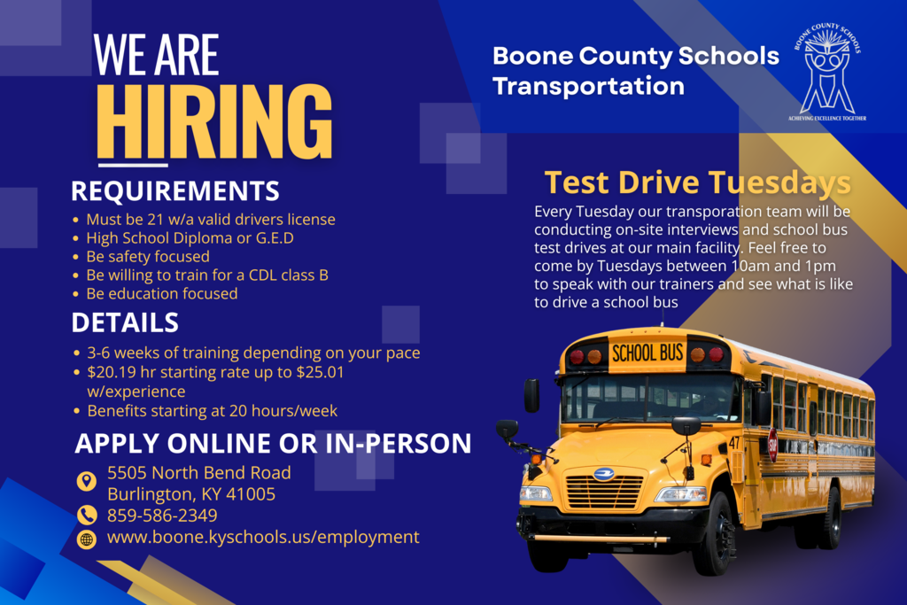 Test drive Tuesday  flyer