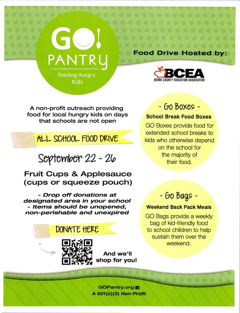 go pantry food drive