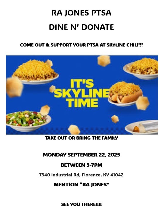 Dine and Donate on Monday at Skyline