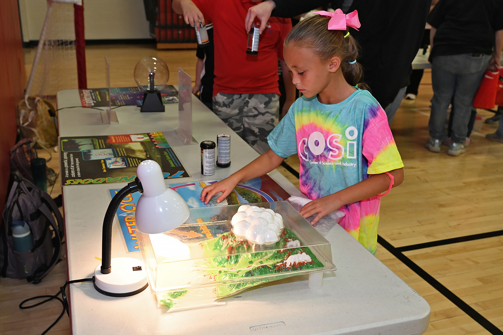 STEM night student