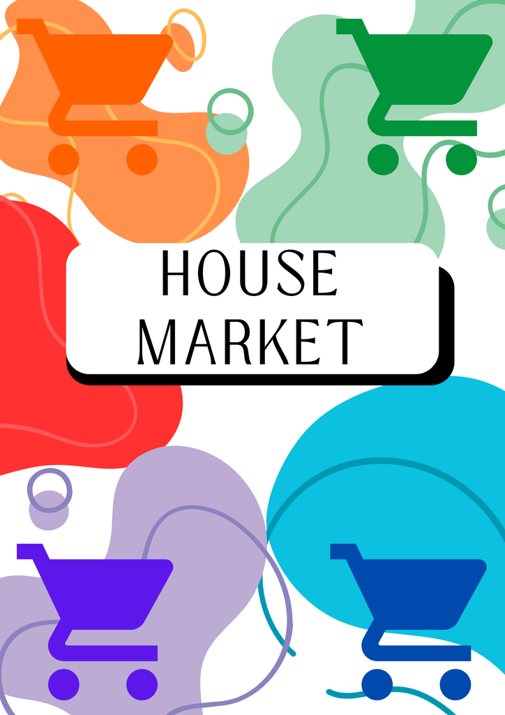 Colorful Simple Cute Blob Notebook Cover A4 Document