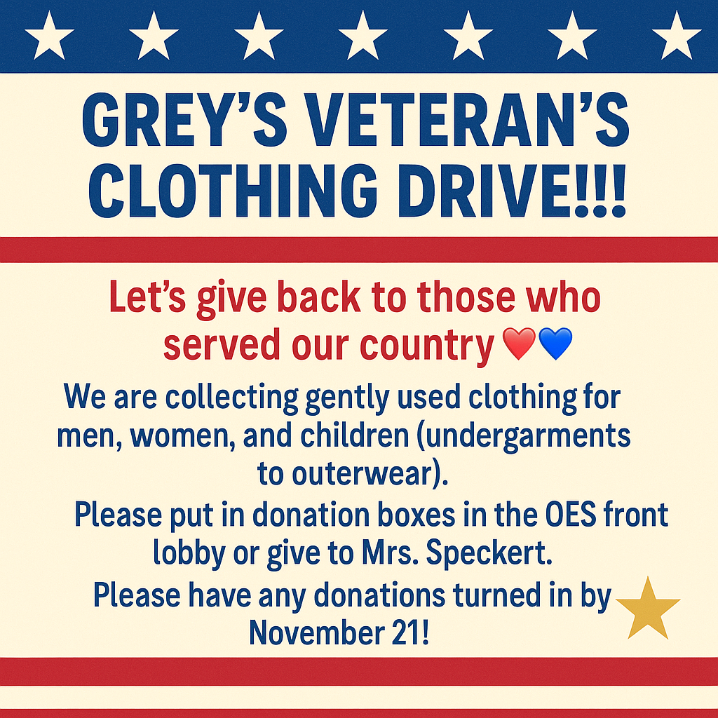 Veteran's Clothing Drive