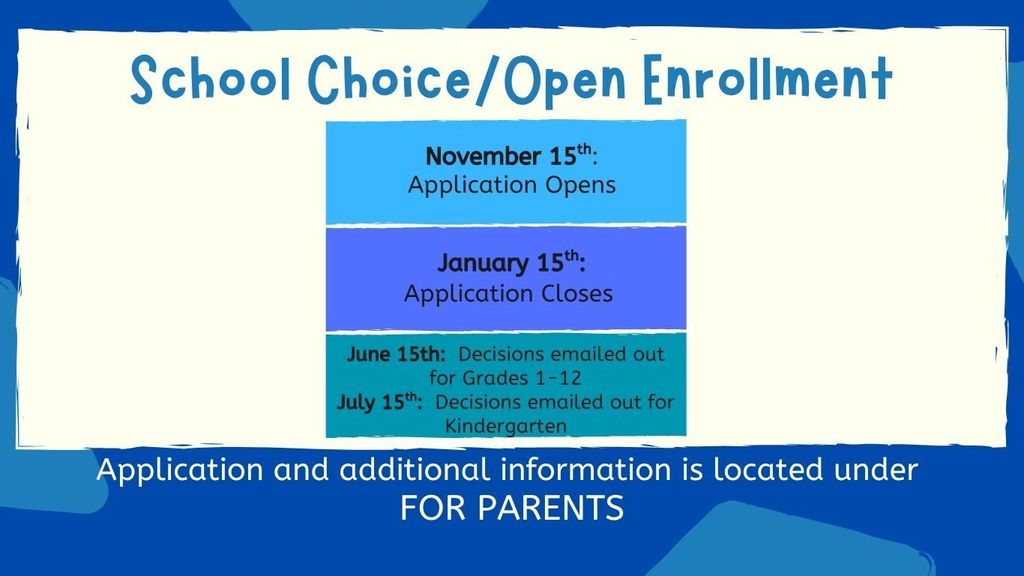 school choice/Open Enrollment