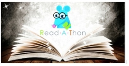 Read A Thon Logo with Open Book
