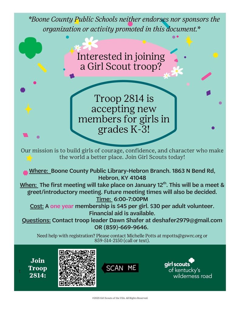 Girl Scout meeting