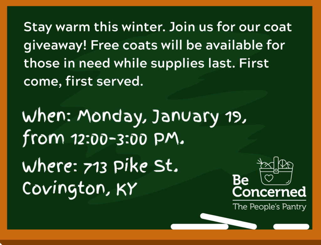 Free winter coat giveaway!