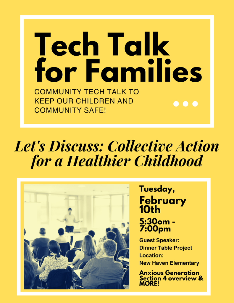 Yellow & Black Minimal Town Hall Meeting Flyer (1)