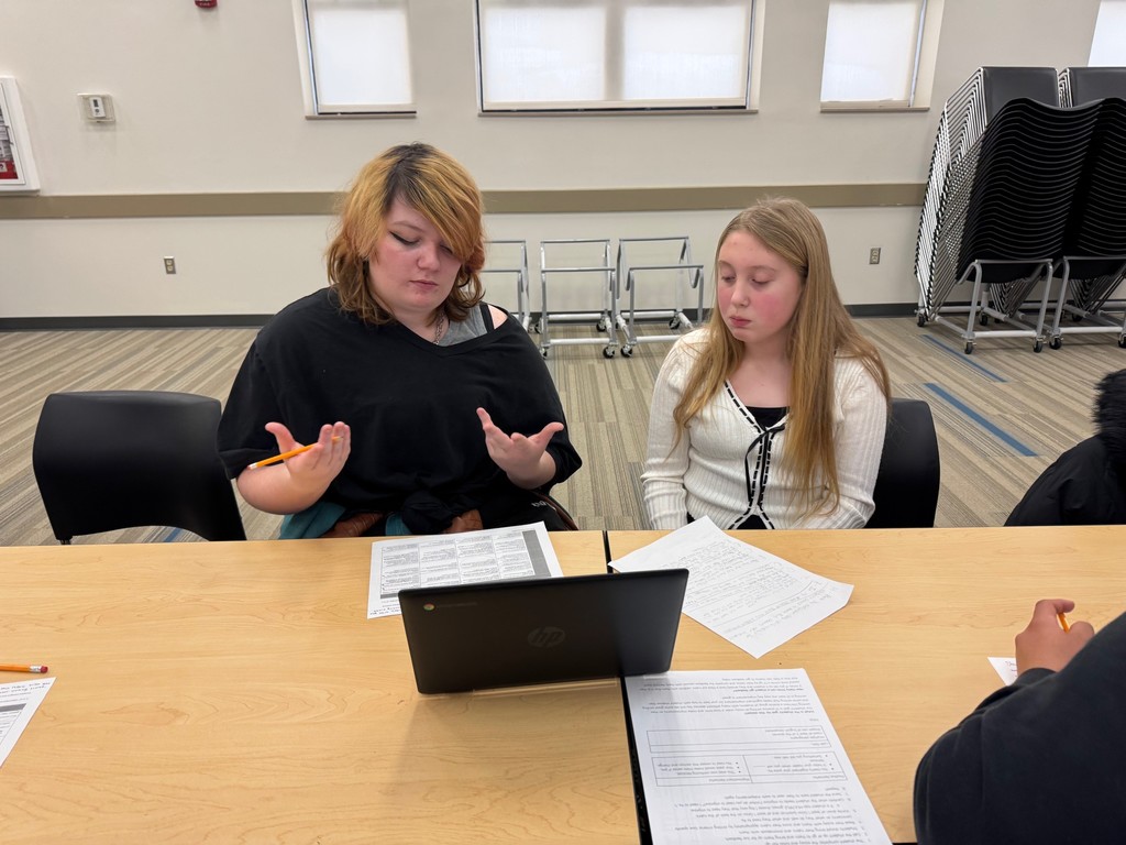 students working together