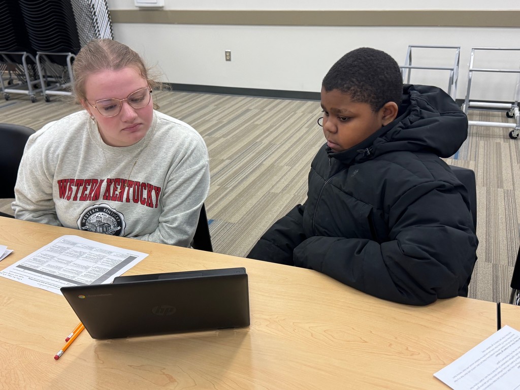 students working together