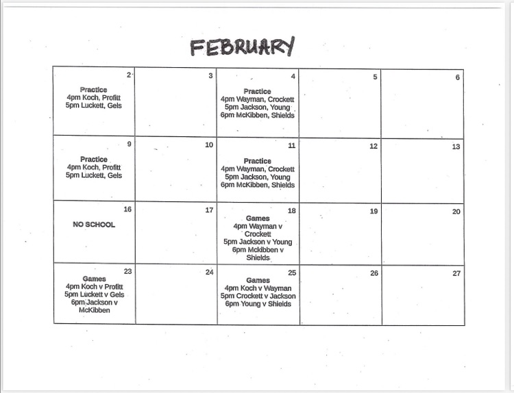 February Basketball
