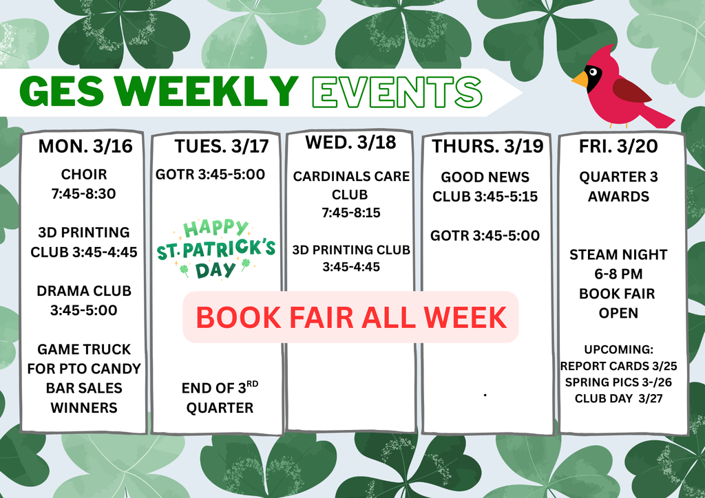 GES Weekly Events
