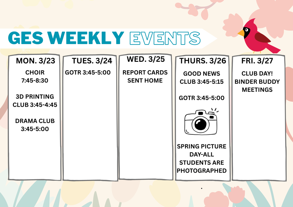 GES Weekly Events