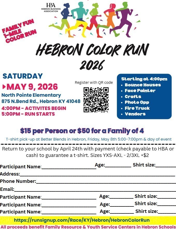 color run flyer