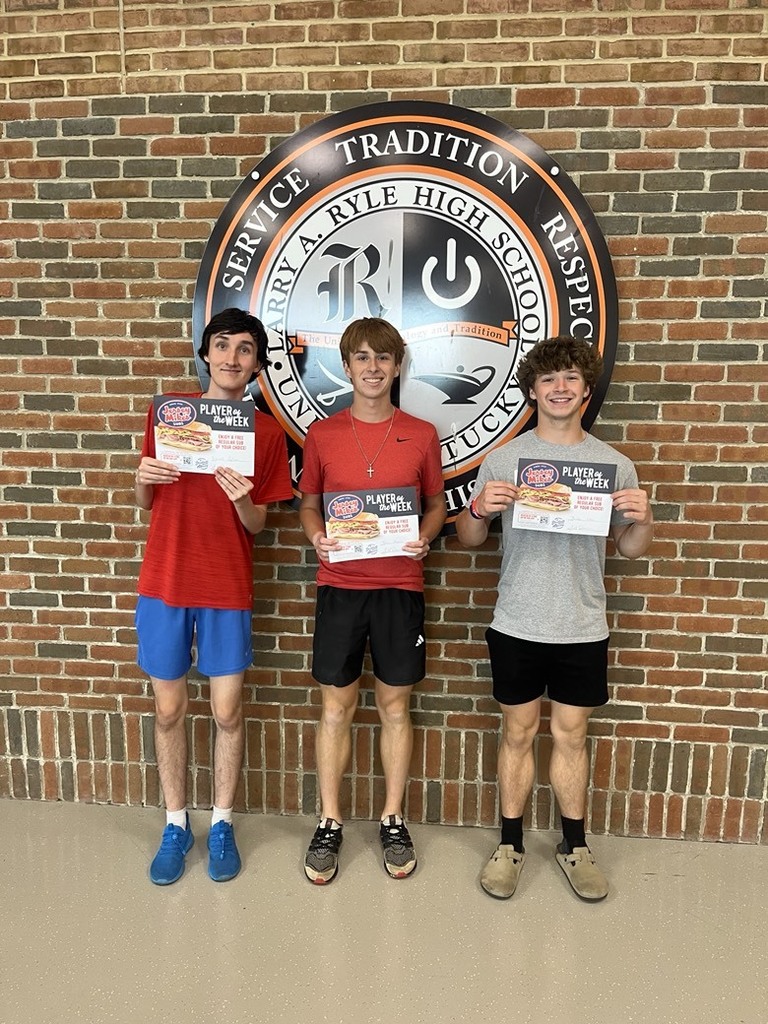 Boys Track Jersey Mikes Players of the Week