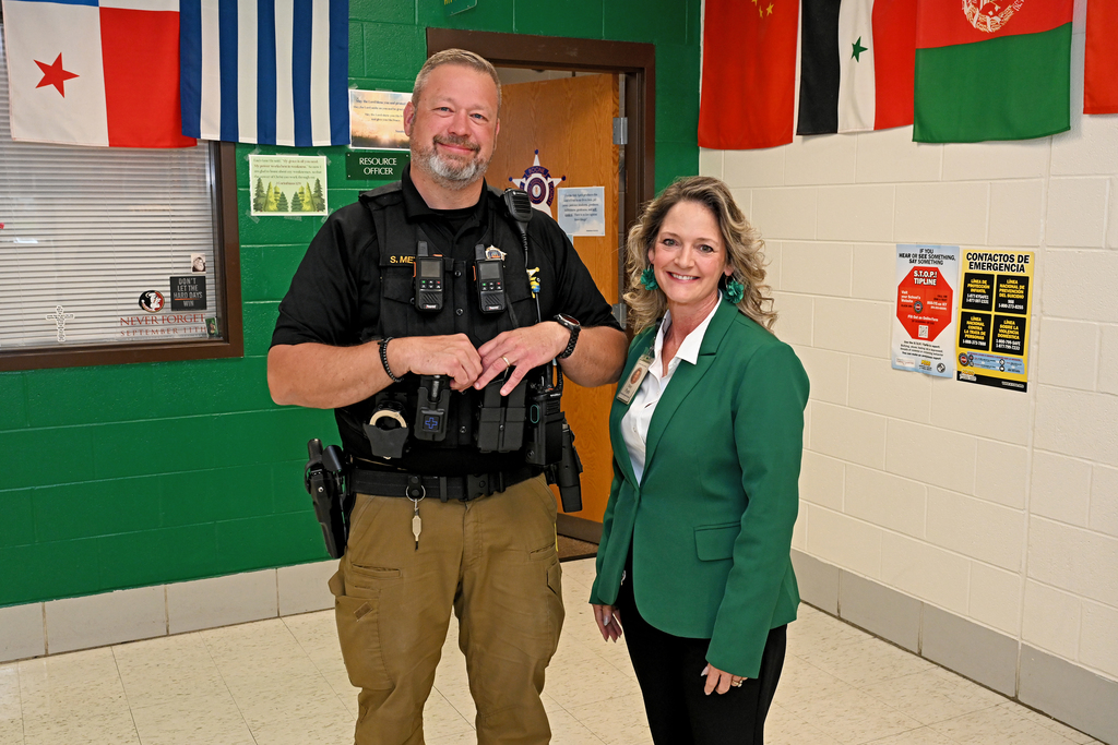 Deputy Menefee and Principal Park