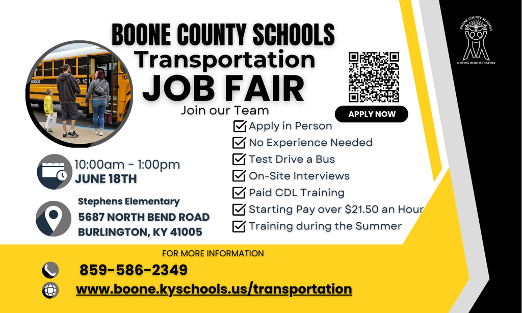 transportation job fair flyer