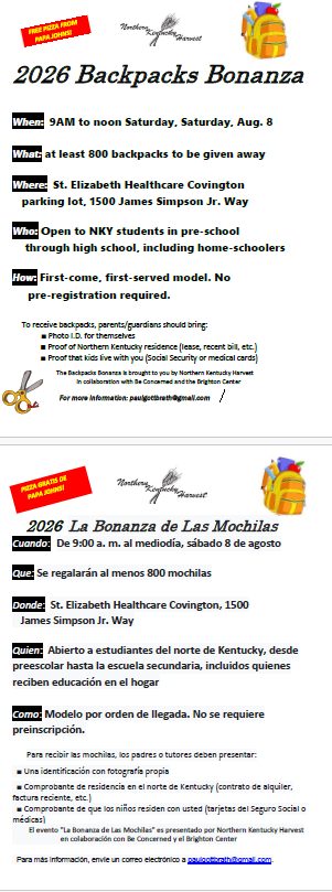 Backpack giveaway!
