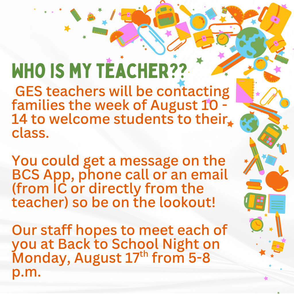 Families will find out Aug. 10-14 about teacher placement.