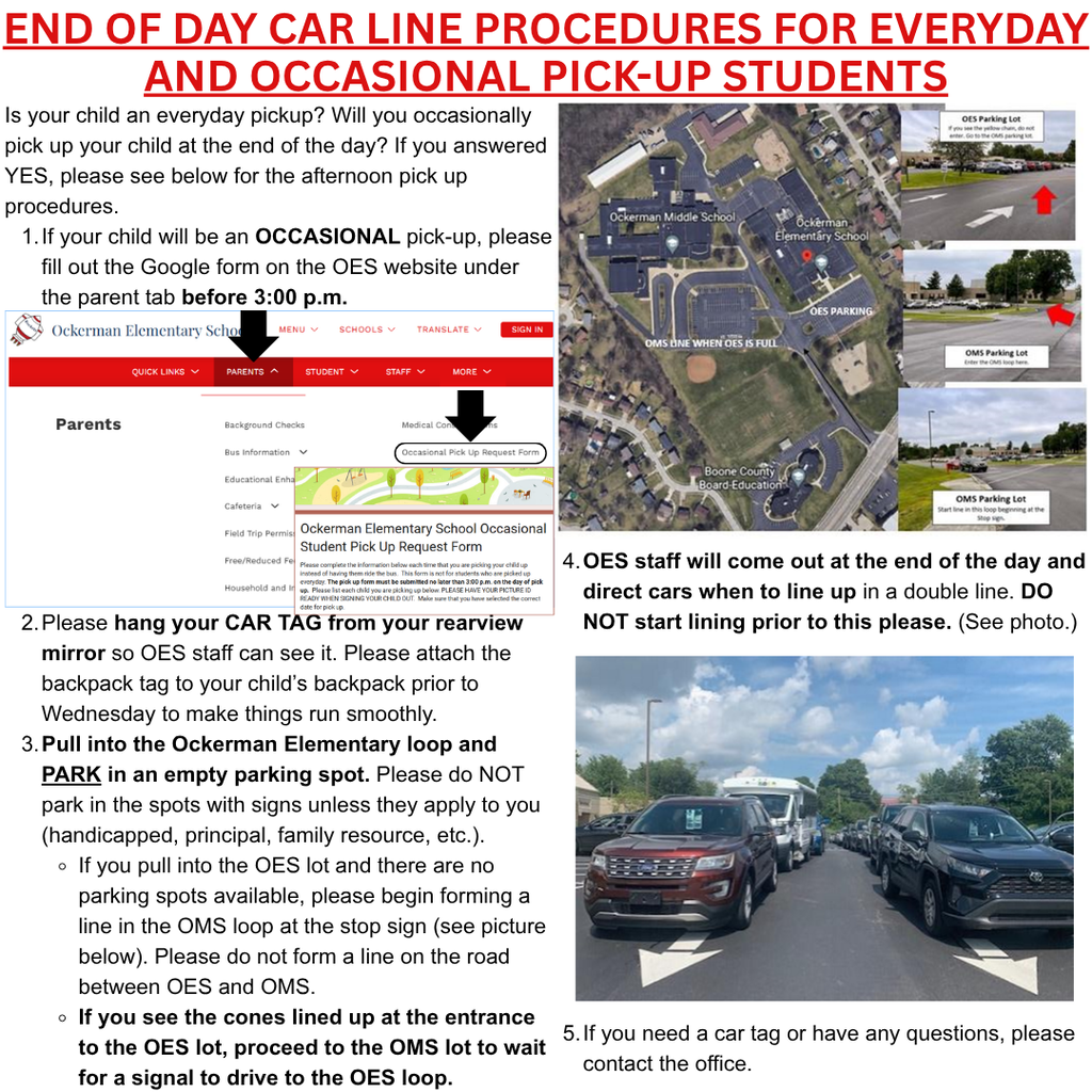 Car Lines Procedures