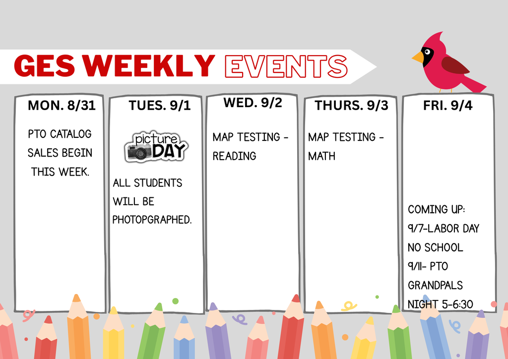 weekly events