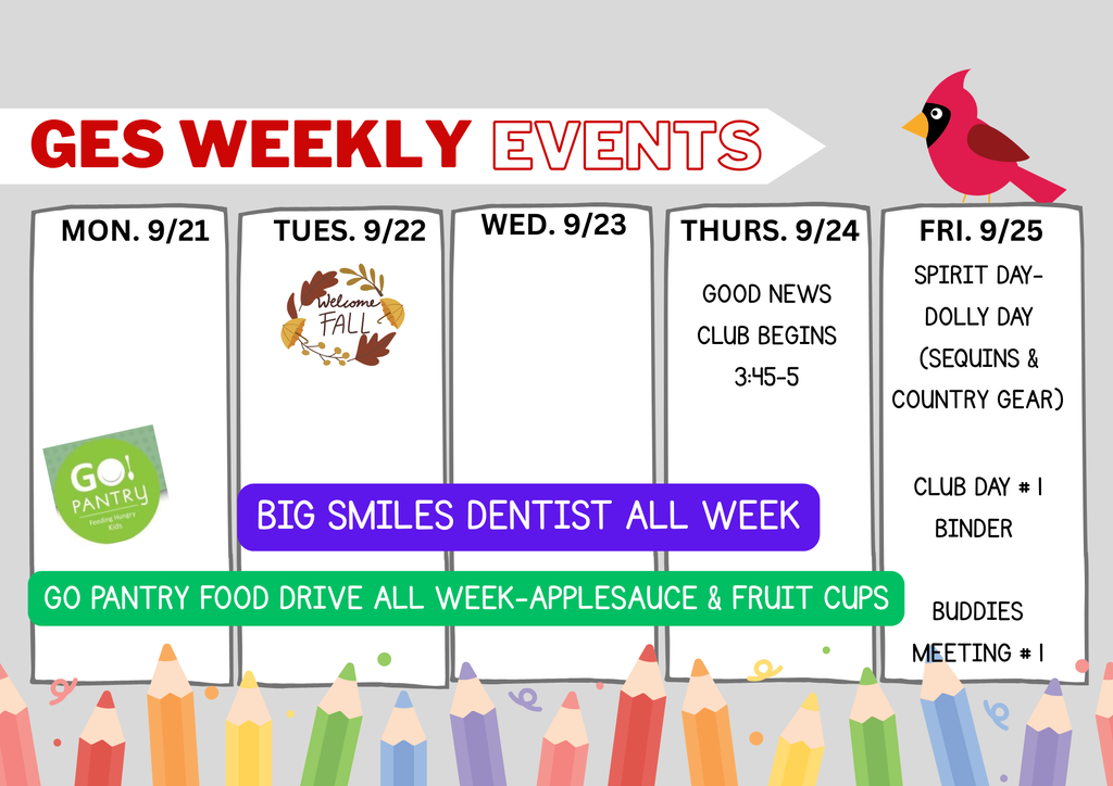 weekly events