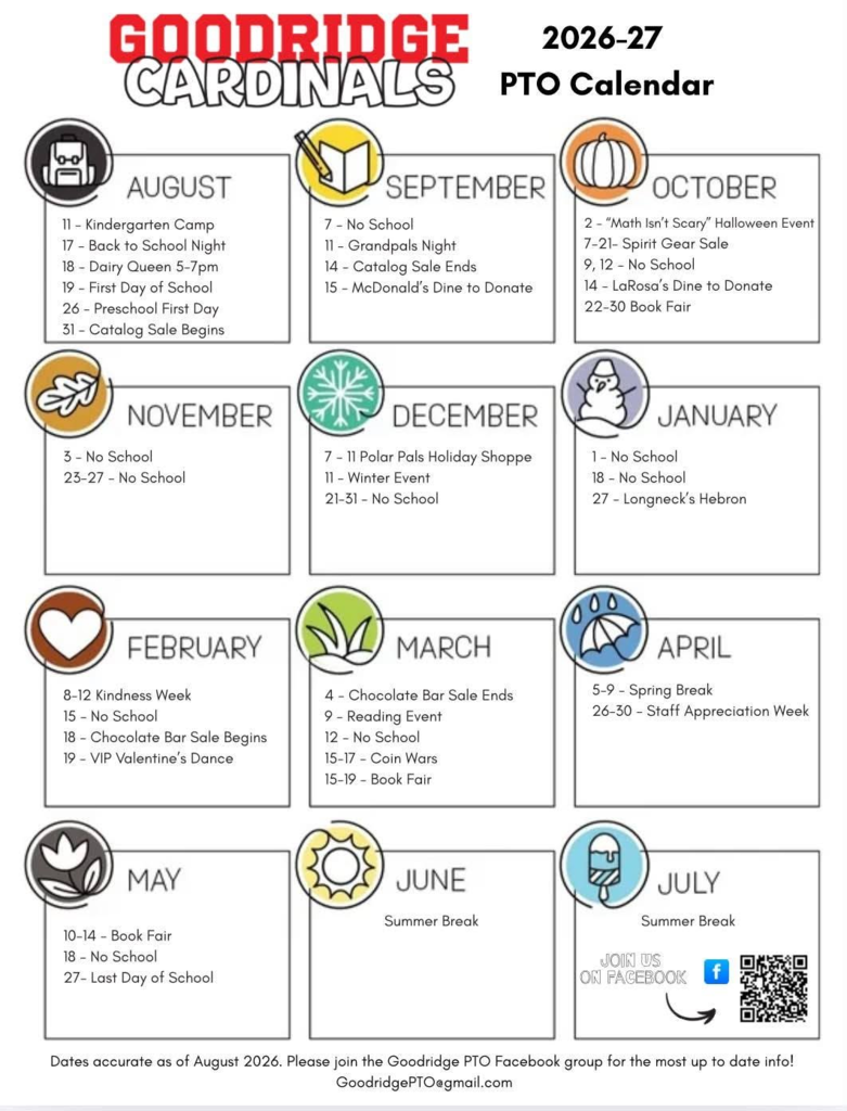 PTO events for the year